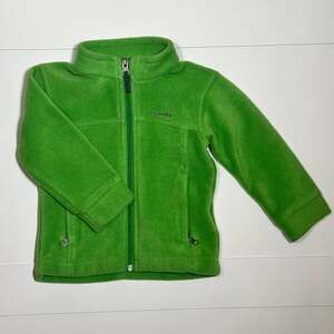 Columbia Toddler Green Full Zip Fleece Jacket Size 2T
